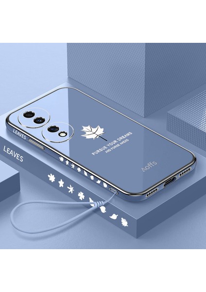 Huawei Honor 70 Elektroliz Kaplama Telefon Kılıfı ve Kemer (Yurt Dışından)