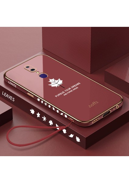 Oppo A9 (2020) / A5 (2020) Kemerli Elektroliz Kaplama Telefon Kılıfı (Yurt Dışından)