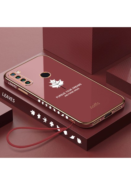 Xiaomi Redmi Note 8 Için Telefon Kılıfı Kemerli Elektrolizle Telefon Kapağı (Yurt Dışından)