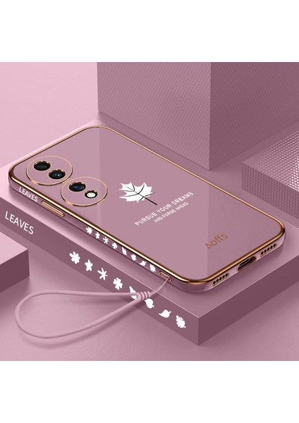 Huawei Honor 70 Pro Plus Elektroliz Kaplama Telefon Kapağı Için Kemerli Telefon Kılıfı (Yurt Dışından)