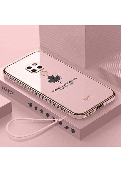 Huawei Mate 20 Elektroliz Kaplamalı Kemerli Telefon Kılıfı (Yurt Dışından)