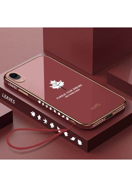 iPhone Xr Için Kemerli Elektroliz Telefon Kılıfı (Yurt Dışından)