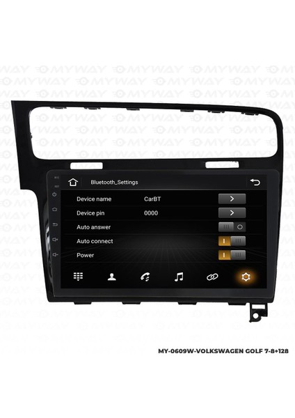 Golf 7 Android 12 Multimedya Carplay 4gb RAM+64GB HDD Navigasyon Ekran modelleri