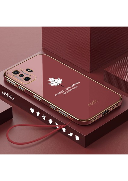 Xiaomi Redmi K50 Oyun Elektrolizle Telefon Kılıfı Için Kemerli Telefon Kılıfı (Yurt Dışından)