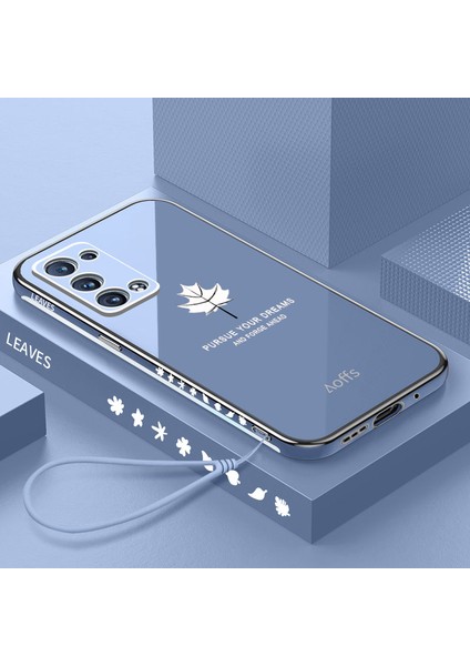 Oppo Reno 6 Pro Plus Kemerli Elektroliz Kaplama Telefon Kılıfı (Yurt Dışından)