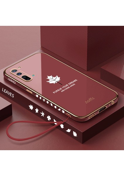 Oppo Reno 3 Için Kemerli Elektroliz Telefon Kılıfı (Yurt Dışından)