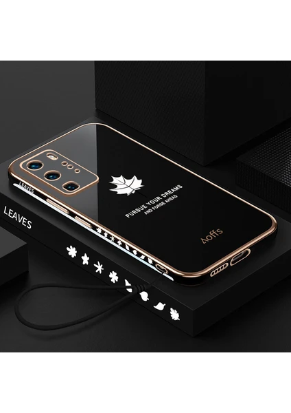 Huawei P40 Pro Için Kemerli Elektroliz Telefon Kılıfı (Yurt Dışından)