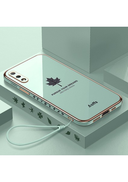 Huawei Honor 9x Elektroliz Kaplama Telefon Kapağı Için Kemerli Telefon Kılıfı (Yurt Dışından)