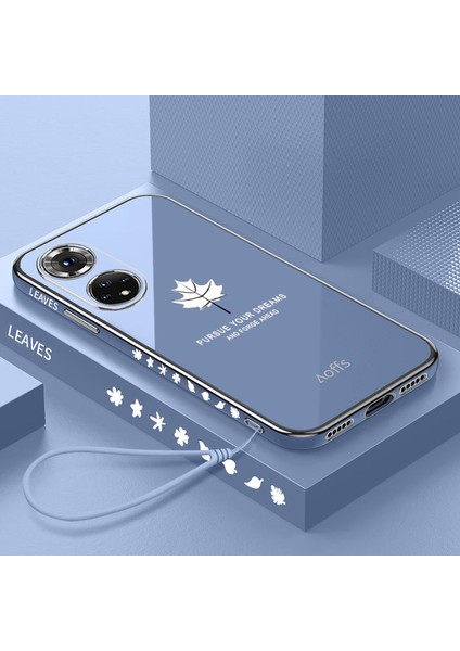 Honor 50 Için Telefon Kılıfı Kemerli Elektrolizle Telefon Kılıfı (Yurt Dışından)