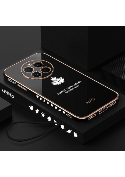 Huawei Mate 50 Elektroliz Kaplama Telefon Kılıfı Için Kemerli Telefon Kılıfı (Yurt Dışından)
