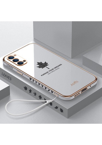 Oppo Reno 4 Pro Için Kemerli Elektroliz Telefon Kılıfı (Yurt Dışından)