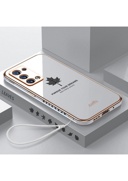 Oppo Reno 6 Pro Plus Kemerli Elektroliz Kaplama Telefon Kılıfı (Yurt Dışından)