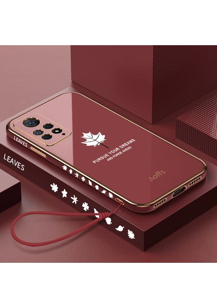 Xiaomi Redmi Note 11 4g Elektroliz Kaplama Telefon Kılıfı, Kemerli (Yurt Dışından)