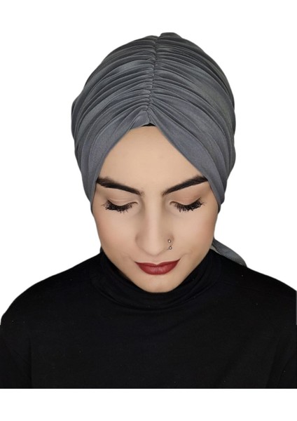 Mayo ve Hasema Üstü Uyumlu Hijab Arkadan Baglamalı Bone