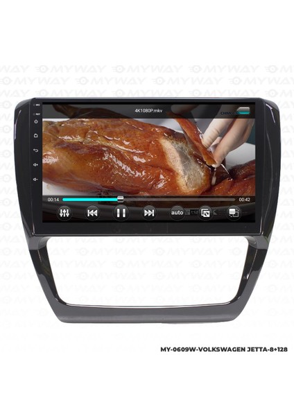 Volkswagen Jetta Android 12 Multimedya Carplay 4gb RAM+64GB HDD Navigasyon Ekran