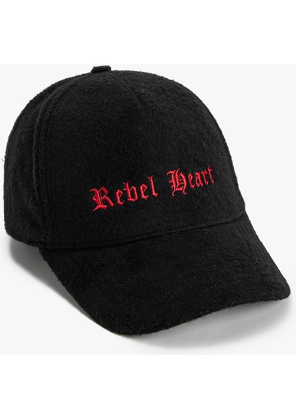 Cap Şapka Slogan İşlemeli