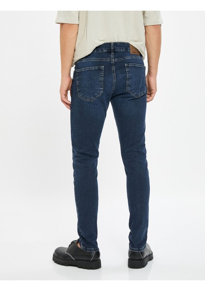 Skinny Fit Dar Paça Kot Pantolon Cepli Michael Jean fırsatları