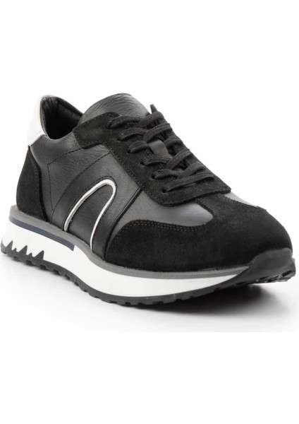 Siyah Leather Erkek Casual Ayakkabı E01585300203 modelleri