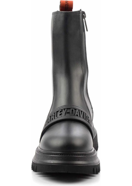 Black Leather Kadın Bot & Bootie HD0777054903 fırsatları