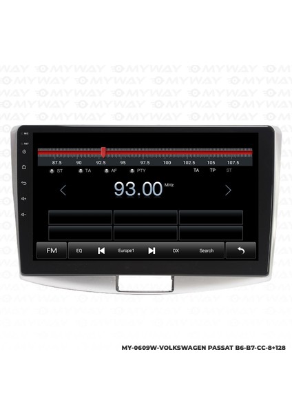 Volkswagen Passat B7 Android 12 Multimedya Carplay 4gb RAM+64GB HDD Navigasyon Ekran