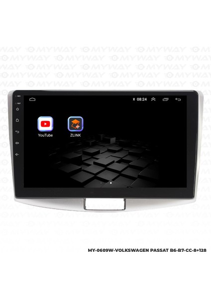 Volkswagen Passat B7 Android 12 Multimedya Carplay 4gb RAM+64GB HDD Navigasyon Ekran