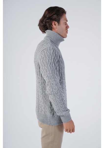 Erkek Yürütme Saç Balıkçı Yaka Triko Yün Kazak TRIST-5320 fiyatları
