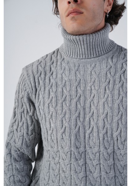 Erkek Yürütme Saç Balıkçı Yaka Triko Yün Kazak TRIST-5320 indirimleri