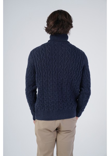 Erkek Yürütme Saç Balıkçı Yaka Triko Yün Kazak TRIST-5320 modelleri