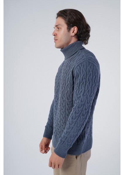 Erkek Yürütme Saç Balıkçı Yaka Triko Yün Kazak TRIST-5320 fırsatları