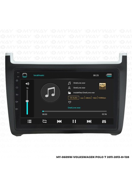 Volkswagen Polo 7 Android 12 Multimedya Carplay 4gb RAM+64GB HDD Navigasyon Ekran