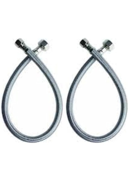 3/8 -3/8 Flex Hortum Çelik Flex Hortum 2 Adet