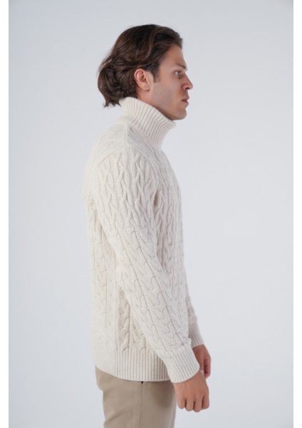 Erkek Yürütme Saç Balıkçı Yaka Triko Yün Kazak TRIST-5320 fiyatları