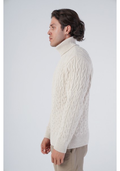 Erkek Yürütme Saç Balıkçı Yaka Triko Yün Kazak TRIST-5320 fırsatları