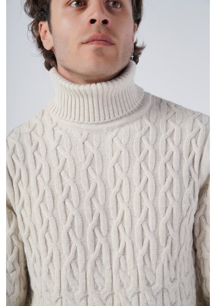 Erkek Yürütme Saç Balıkçı Yaka Triko Yün Kazak TRIST-5320 indirimleri