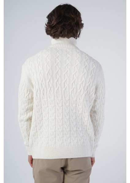 Erkek Yürütme Saç Balıkçı Yaka Triko Yün Kazak TRIST-5320 modelleri