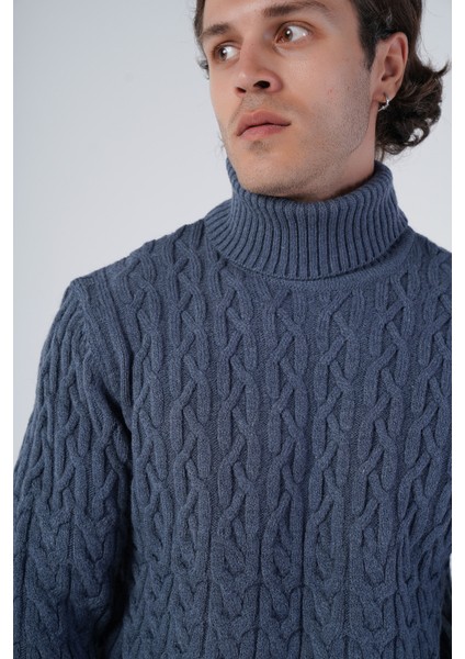 Erkek Yürütme Saç Balıkçı Yaka Triko Yün Kazak TRIST-5320 indirimleri
