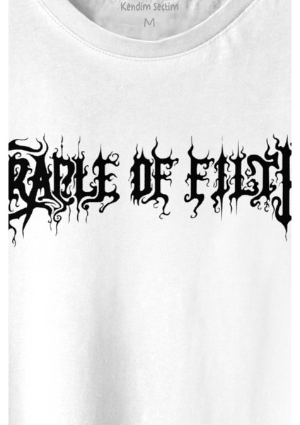 Cradle Of Filth Black Metal Gotik Gothic Goth Music Baskılı Tişört Unisex T-Shirt