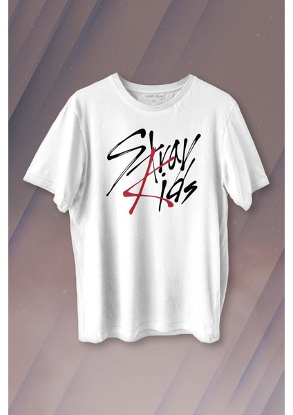 Stray Kids Kore K-Pop Baskılı Tişört Unisex T-Shirt