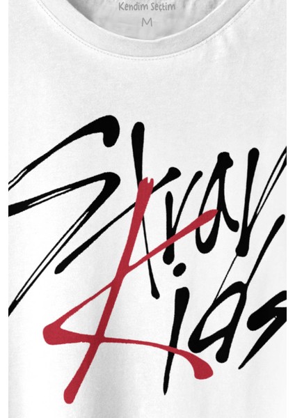 Stray Kids Kore K-Pop Baskılı Tişört Unisex T-Shirt