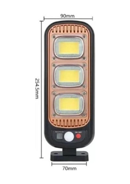 Sensörlü Güneş Enerjisi İle Şarj Olabilen Duvara Monte Solar Aydınlatma GL-84069 (3791)