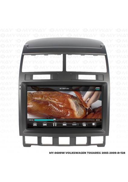 Volkswagen Touareg Android 12 Multimedya Carplay 4gb RAM+64GB HDD 2003-2009 Navigasyon Ekran