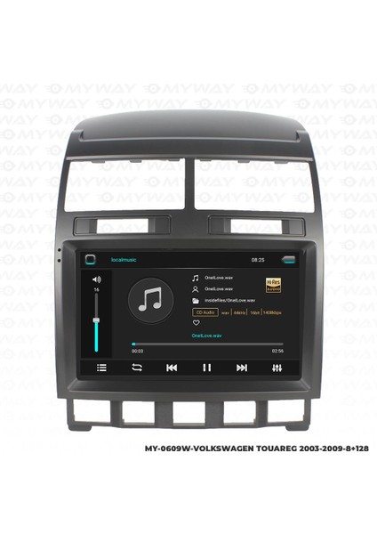 Volkswagen Touareg Android 12 Multimedya Carplay 4gb RAM+64GB HDD 2003-2009 Navigasyon Ekran