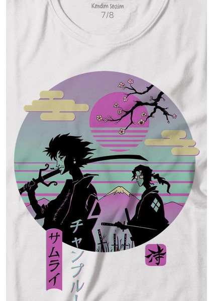 Samurai Chillhop Samuray Japonca Chill Baskılı Tişört Çocuk T-Shirt fiyatları