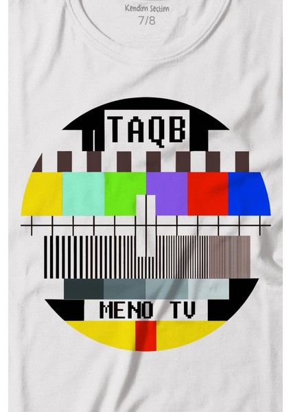 No Signal Teletex Nostalji Tv Baskılı Tişört Çocuk T-Shirt fiyatları