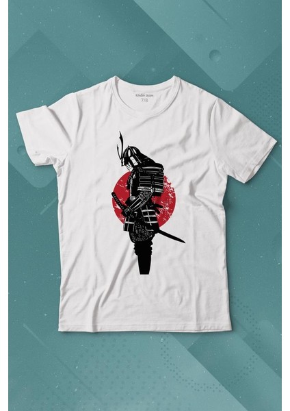 Helmet Kask Spartan Samuray Savaşçı Kılıç Baskılı Tişört Çocuk T-Shirt