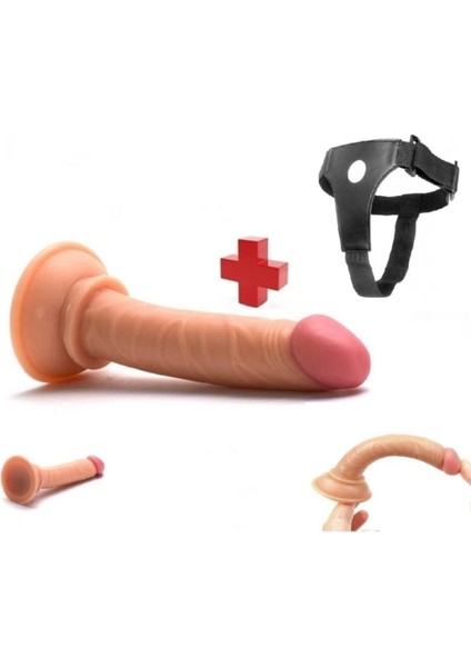 Belden Bağlamalı Takma 13 cm Kemerli Penis