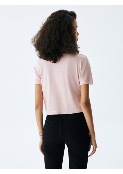 Kadın Soluk Efektli Lila T-shırt modelleri