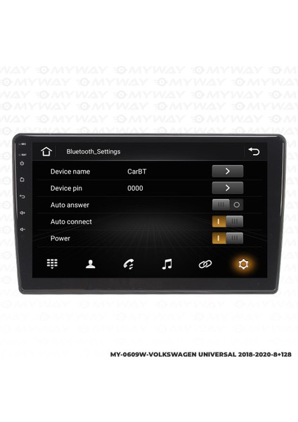 Volkswagen Golf 7.5 Android 12 Multimedya Carplay 4gb RAM+64GB HDD Navigasyon Ekran