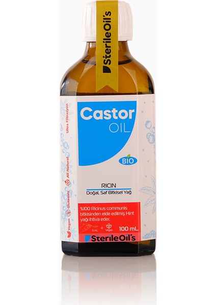 HİNT YAĞI / CASTOR Oil 100 ml