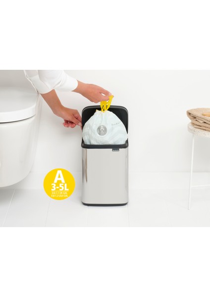 Evrekala Shop Çelik Çöp Kovası Brabantia 4 Lt Bin 10 Yıl Garanti